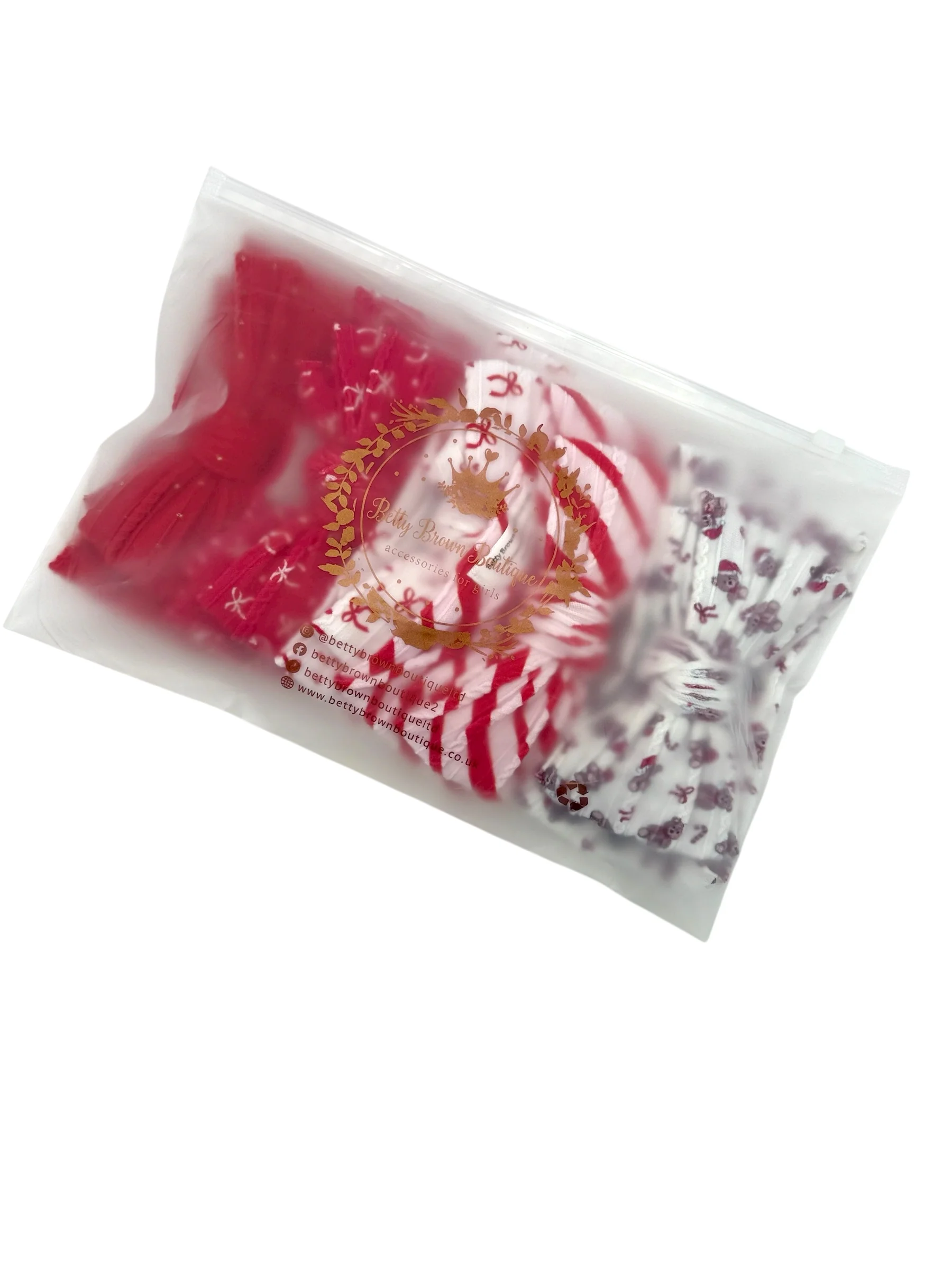 Christmas Essentials Bundle Larger Bow Cable Knit Headbands - Image 2
