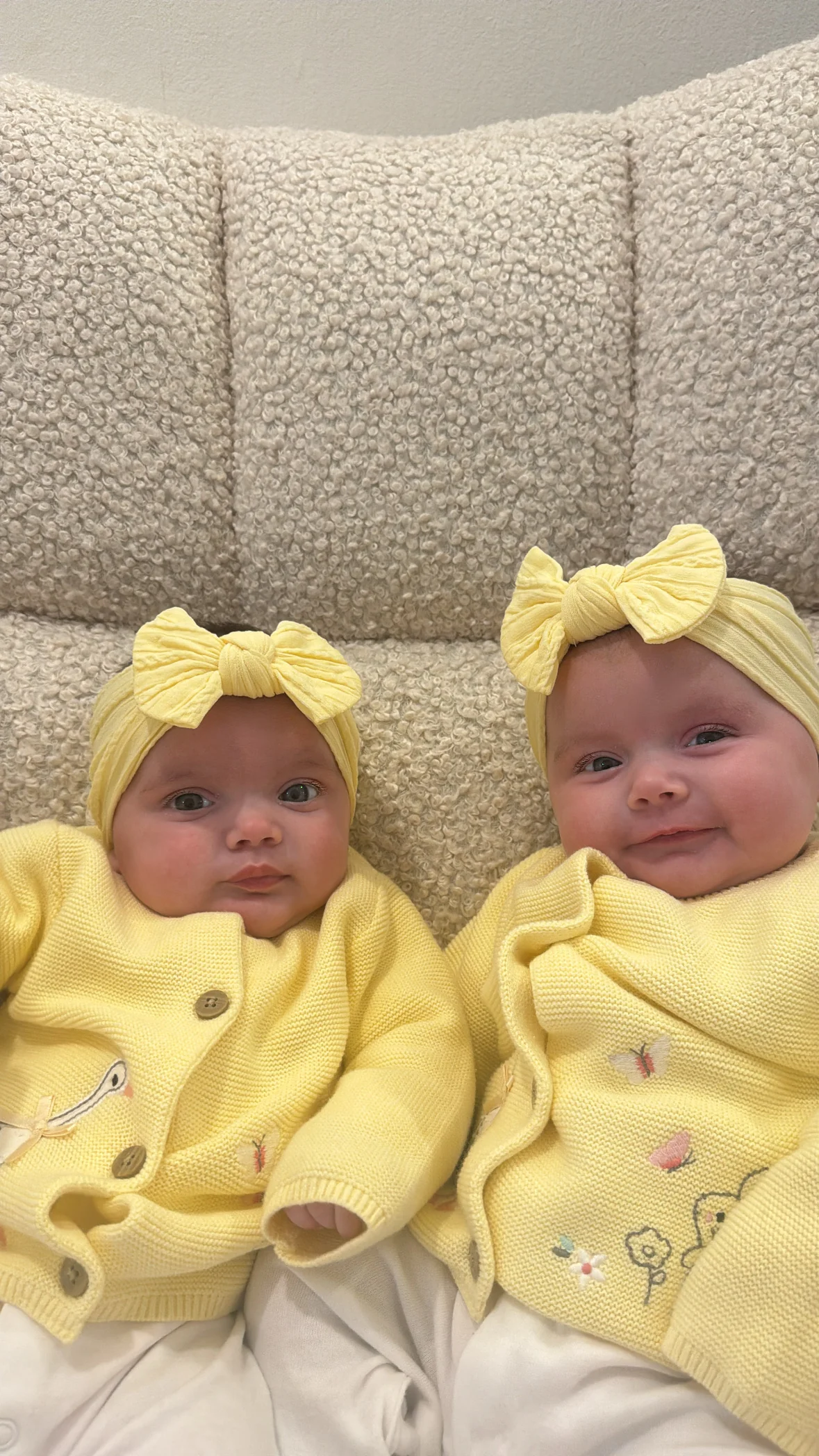 Lemon Smaller Bow Cable Knit Headband - Image 5