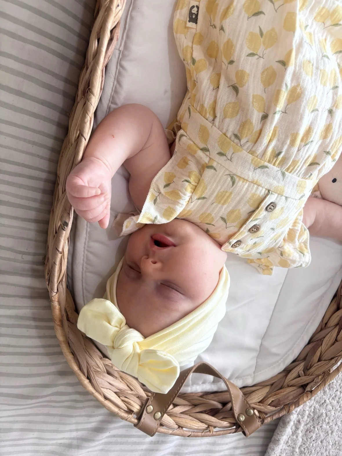 Lemon Turban Hat With Bow - Image 7