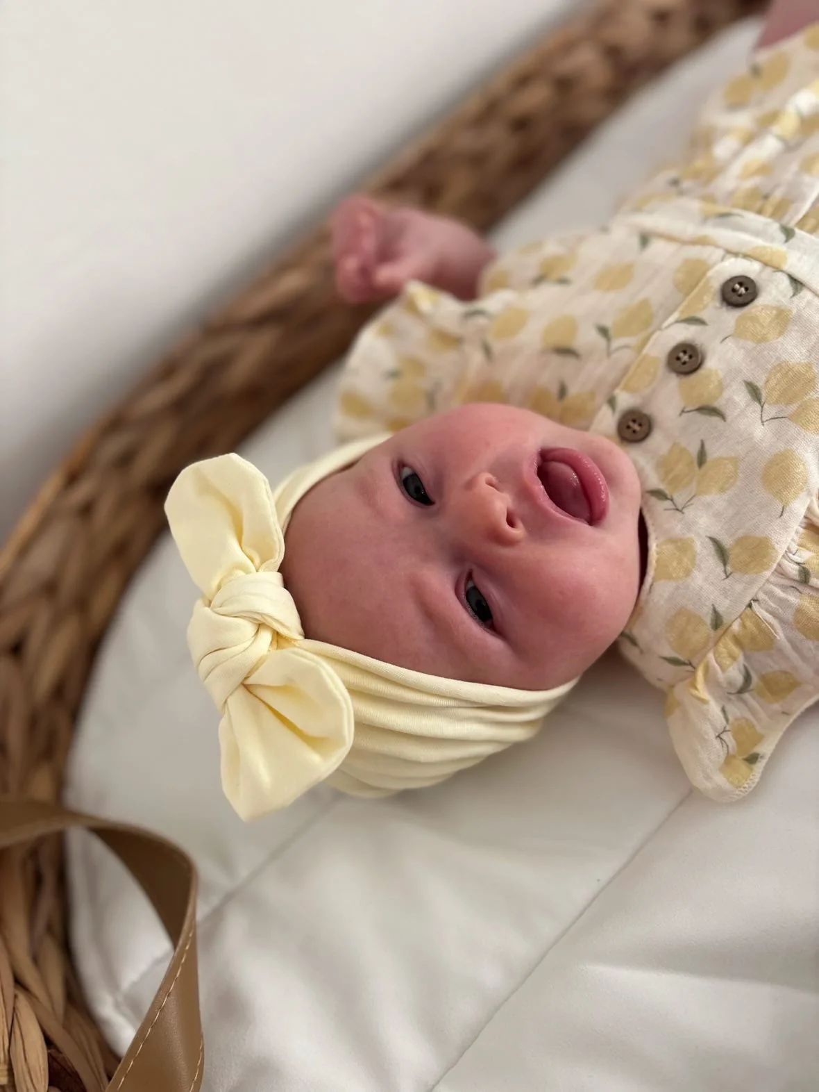 Lemon Turban Hat With Bow - Image 8